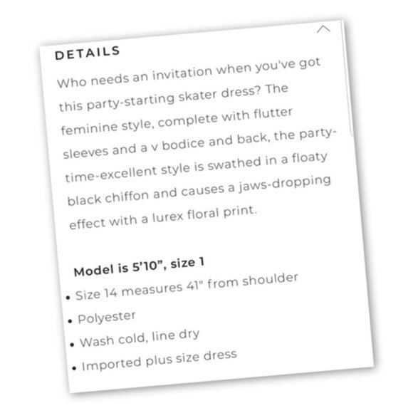 Torrid 20 Sexy Black Floral Dress - Picture 2 of 2